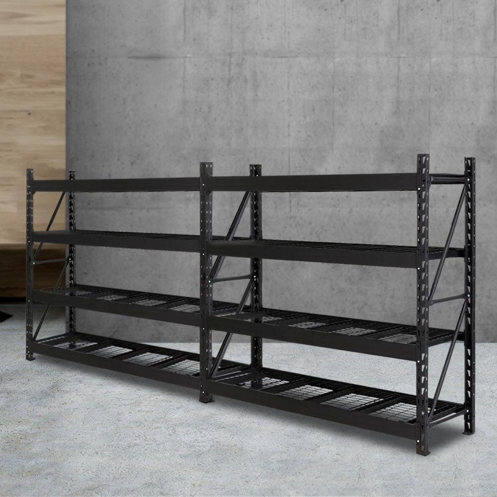 Giantz 4MX2M Garage Shelving Warehouse Rack Pallet Racking Storage Steel - John Cootes