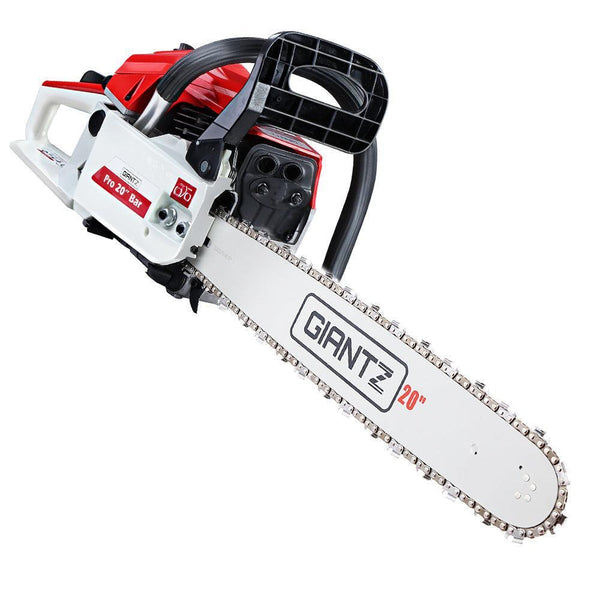 GIANTZ 52CC Petrol Commercial Chainsaw Chain Saw Bar E-Start Pruning - John Cootes