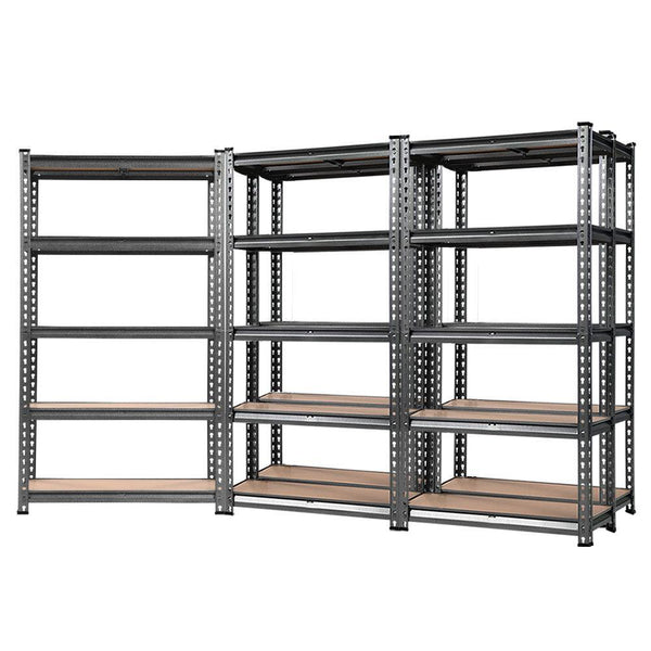 Giantz 5x1.5M Warehouse Racking Shelving Storage Rack Steel Garage Shelf Shelves - John Cootes
