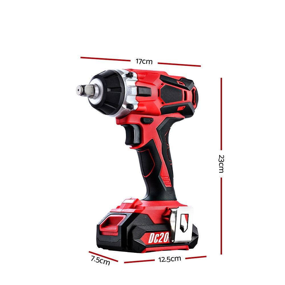 GIANTZ Cordless Impact Wrench 20V Lithium-Ion Battery Rattle Gun Sockets - John Cootes