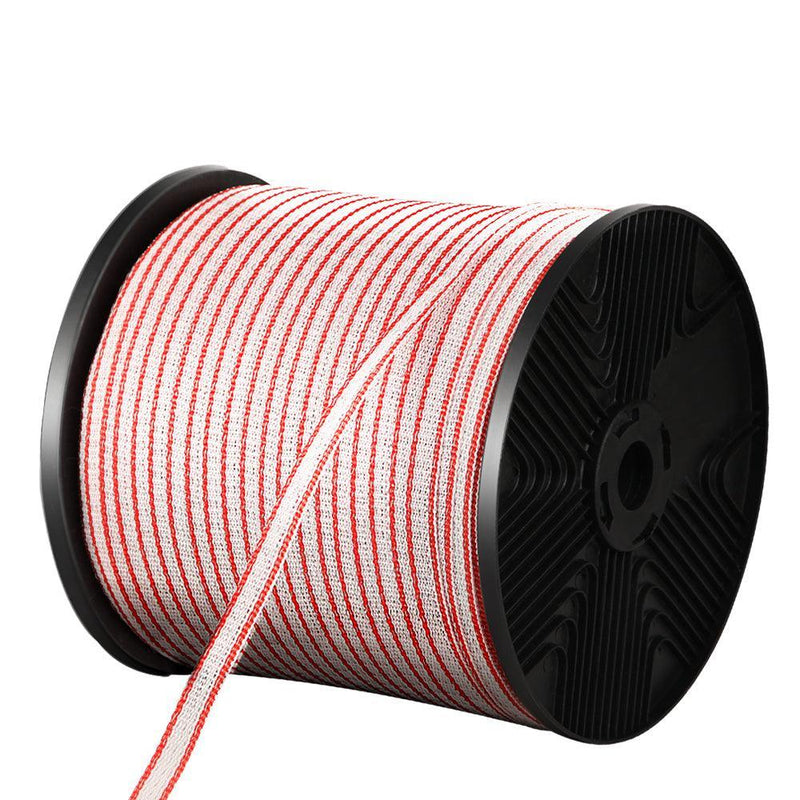 Giantz Electric Fence Wire 400M Tape Fencing Roll Energiser Poly Stainless Steel - John Cootes