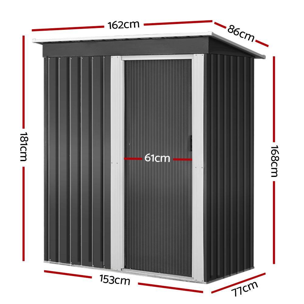 Giantz Garden Shed Outdoor Storage Sheds Tool Workshop 1.62x0.86M - John Cootes