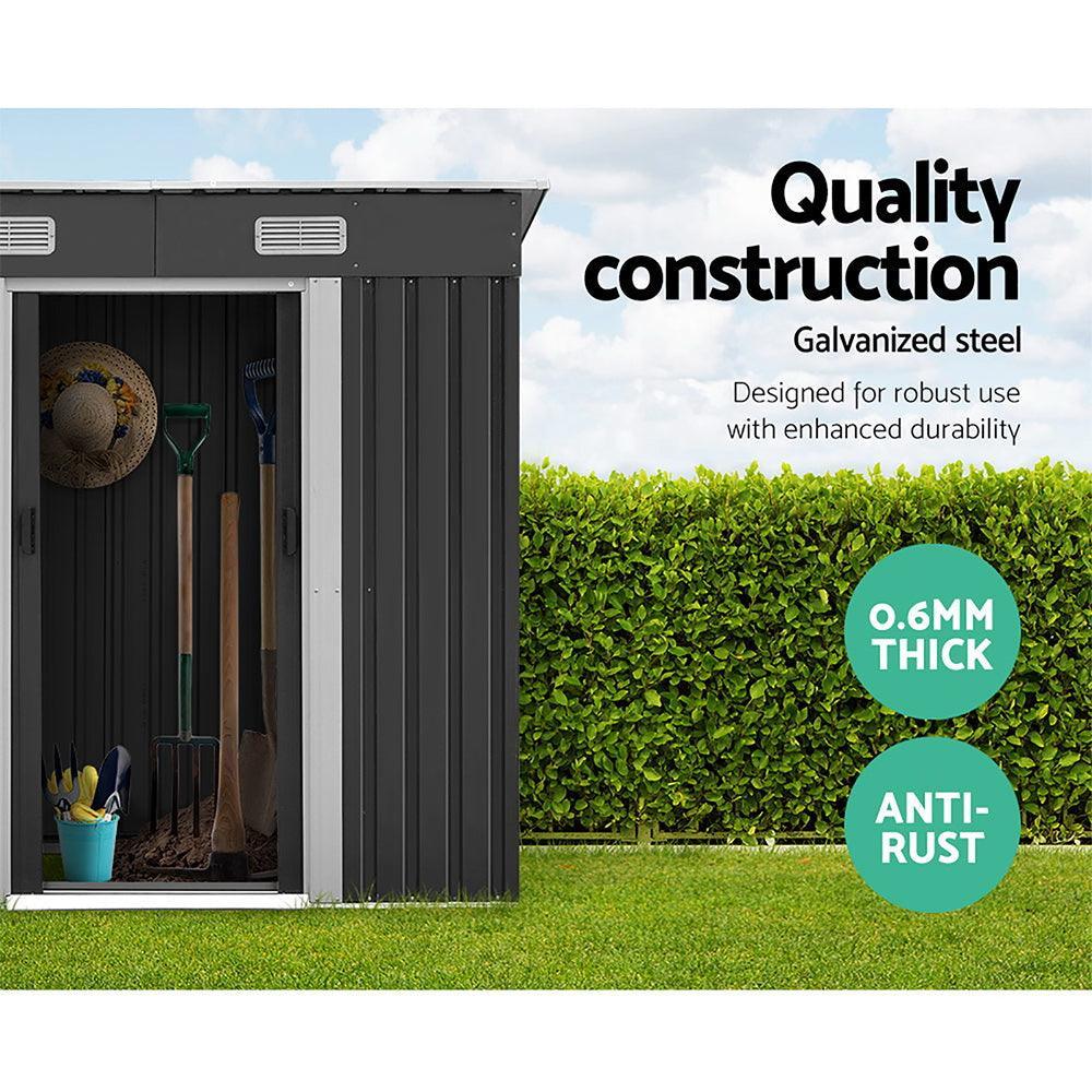 Giantz Garden Shed Outdoor Storage Sheds Tool Workshop 1.94x1.21M with Base - John Cootes