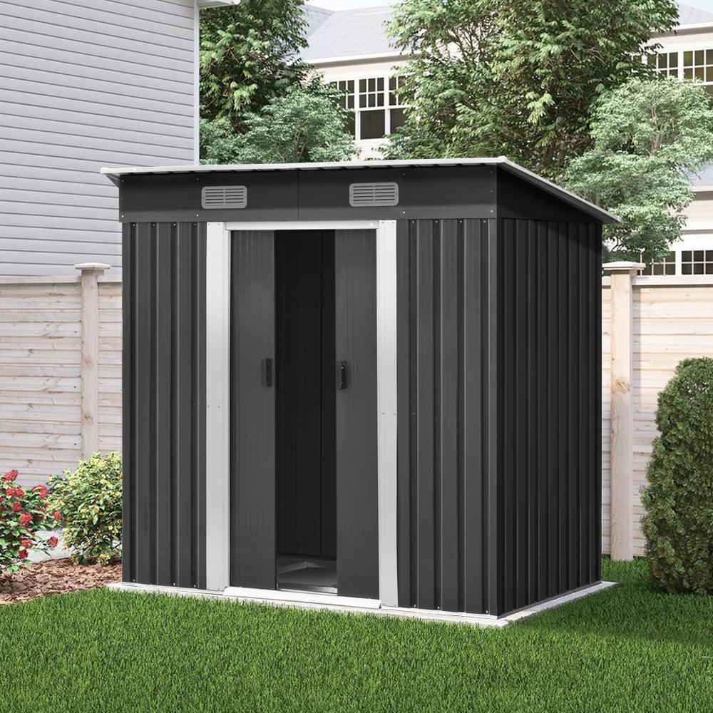 Giantz Garden Shed Outdoor Storage Sheds Tool Workshop 1.94x1.21M with Base - John Cootes