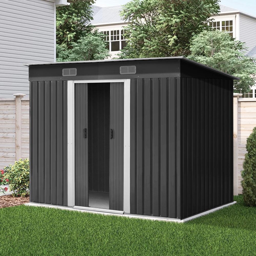 Giantz Garden Shed Outdoor Storage Sheds Tool Workshop 2.38x1.31M - John Cootes