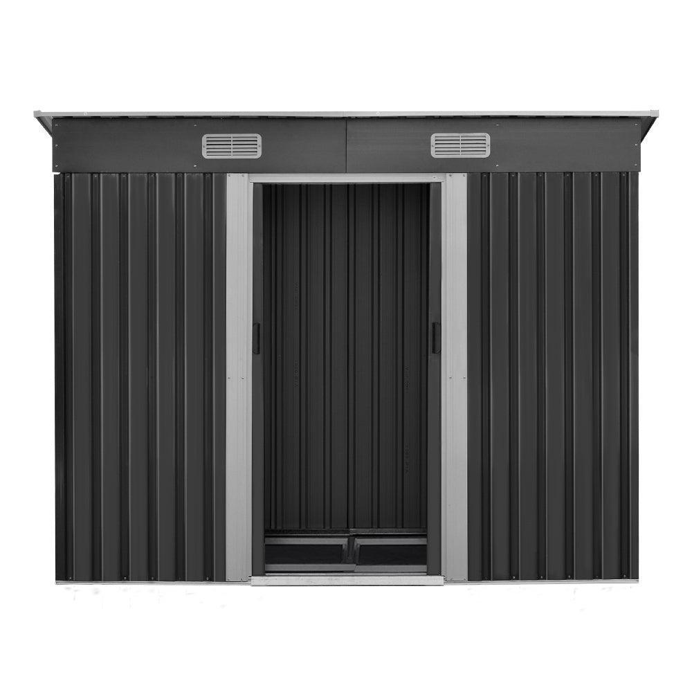 Giantz Garden Shed Outdoor Storage Sheds Tool Workshop 2.38x1.31M with Base - John Cootes