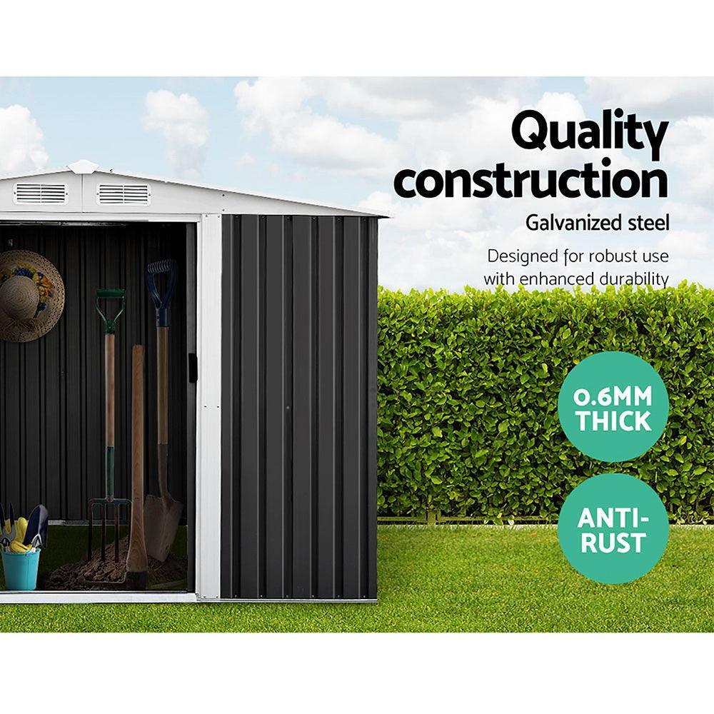 Giantz Garden Shed Outdoor Storage Sheds Tool Workshop 2.58X2.07M - John Cootes