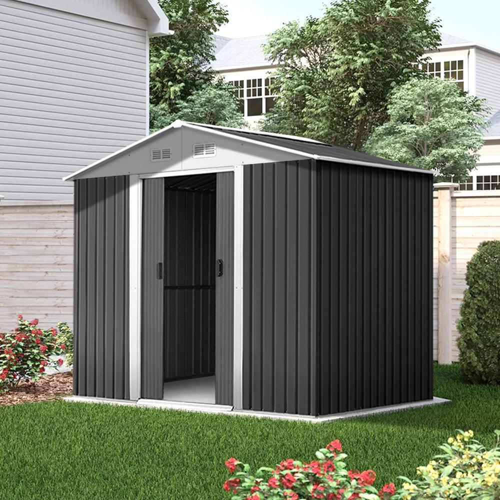 Giantz Garden Shed Outdoor Storage Sheds Tool Workshop 2.58X2.07M - John Cootes