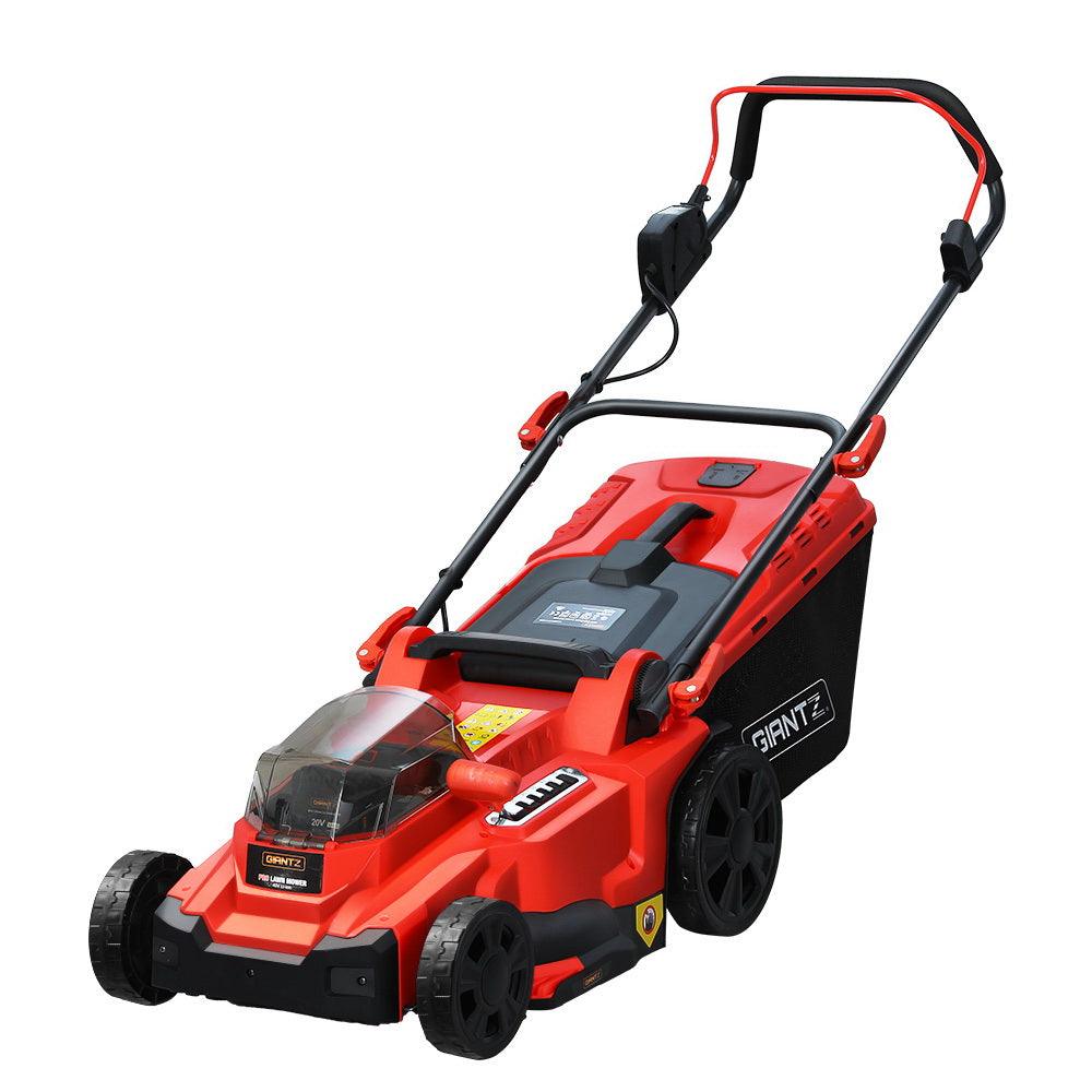 Giantz Lawn Mower Cordless Electric Lawnmower Lithium 40V Battery Powered Catch - John Cootes