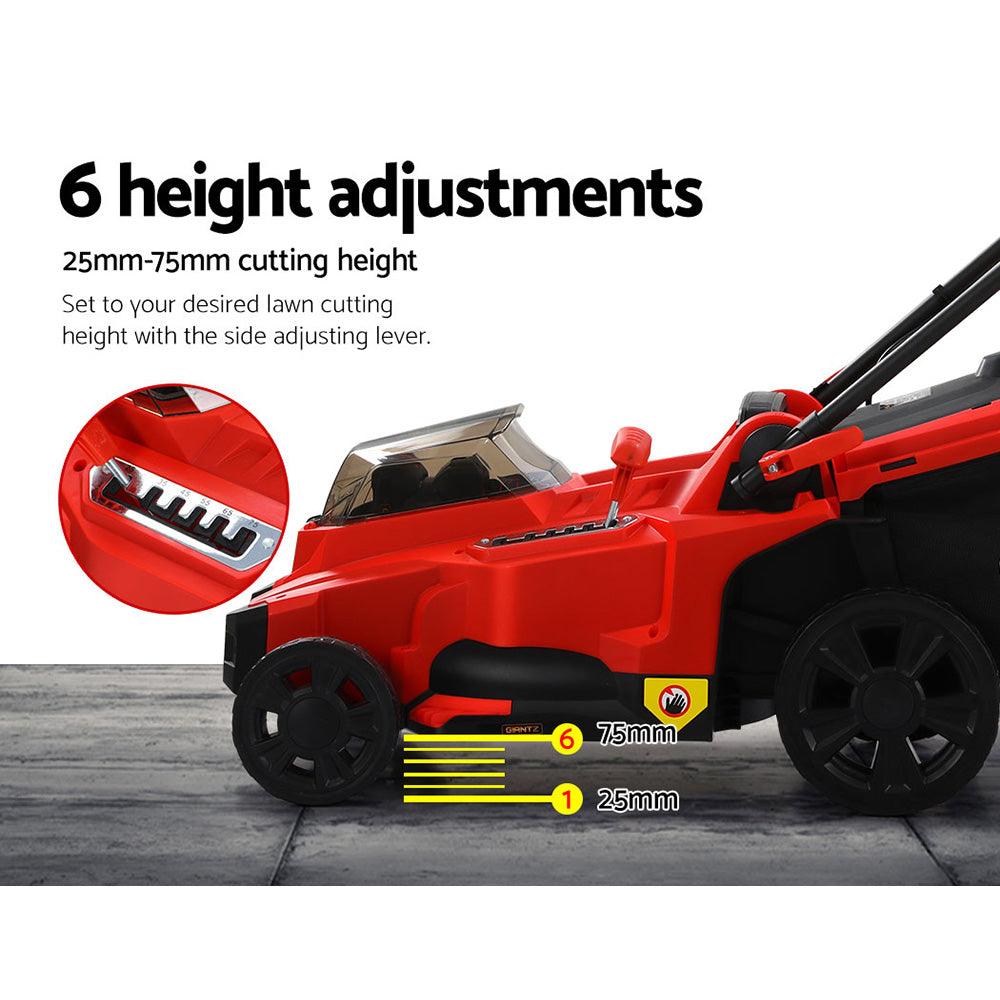 Giantz Lawn Mower Cordless Electric Lawnmower Lithium 40V Battery Powered Catch - John Cootes