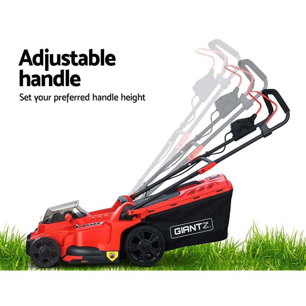 Giantz Lawn Mower Cordless Electric Lawnmower Lithium 40V Battery Powered Catch - John Cootes