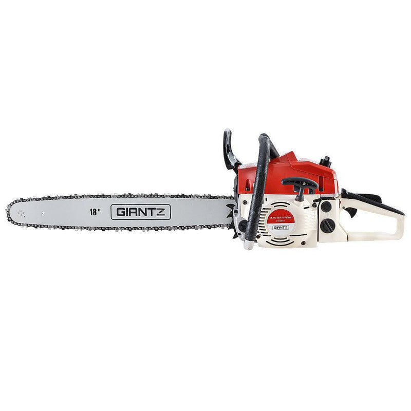 Giantz Petrol Chainsaw Commercial E-Start 18'' - John Cootes