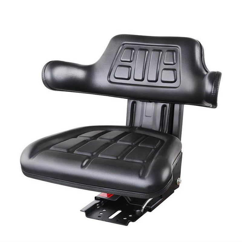 Giantz PU Leather Tractor Seat - Black - John Cootes