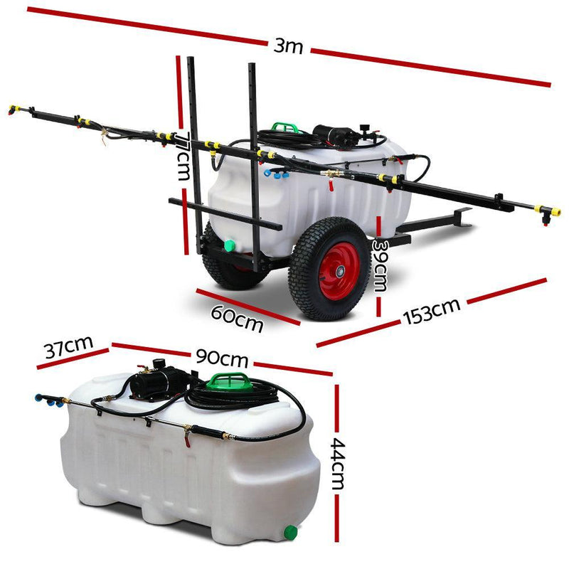 Giantz Weed Sprayer 100L Tank with Trailer - John Cootes