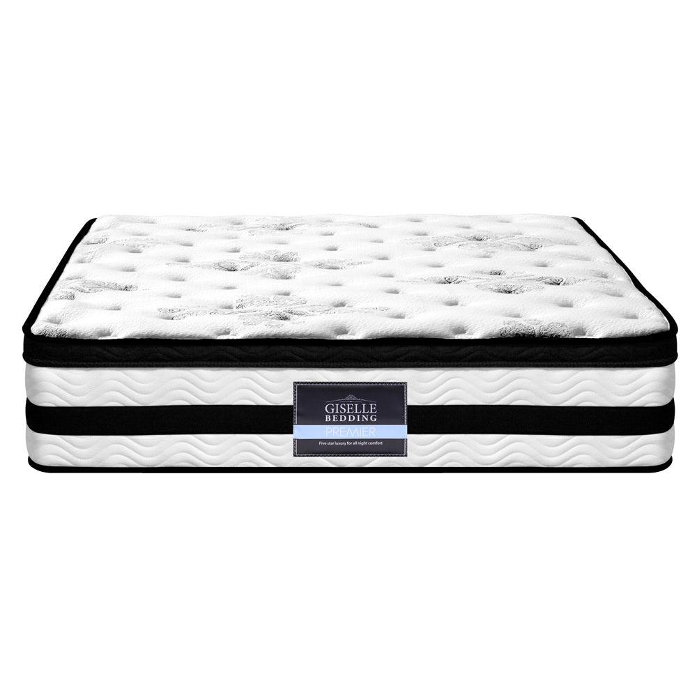 Giselle Bedding Algarve Euro Top Pocket Spring Mattress 34cm Thick - Double - John Cootes