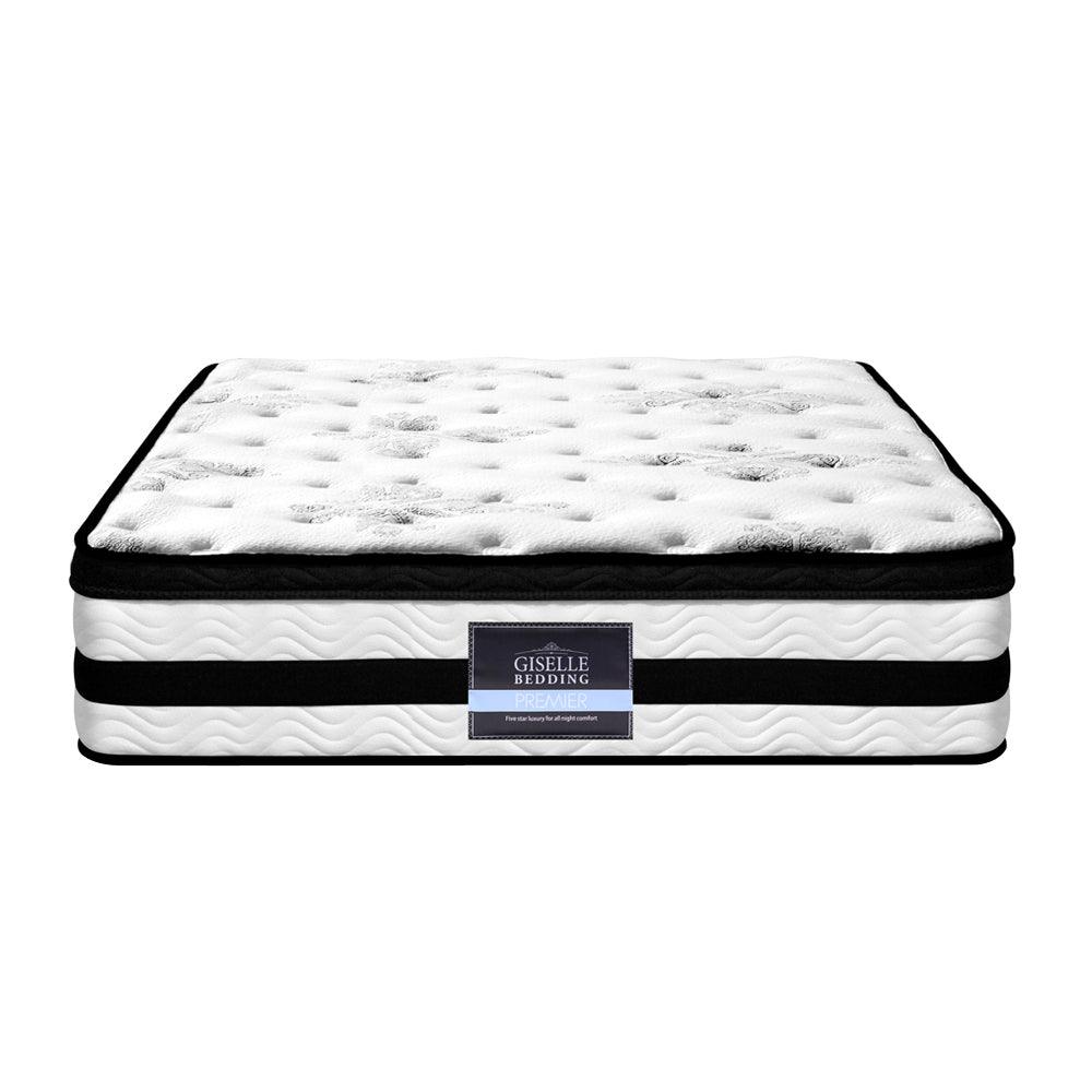 Giselle Bedding Algarve Euro Top Pocket Spring Mattress 34cm Thick - Single - John Cootes