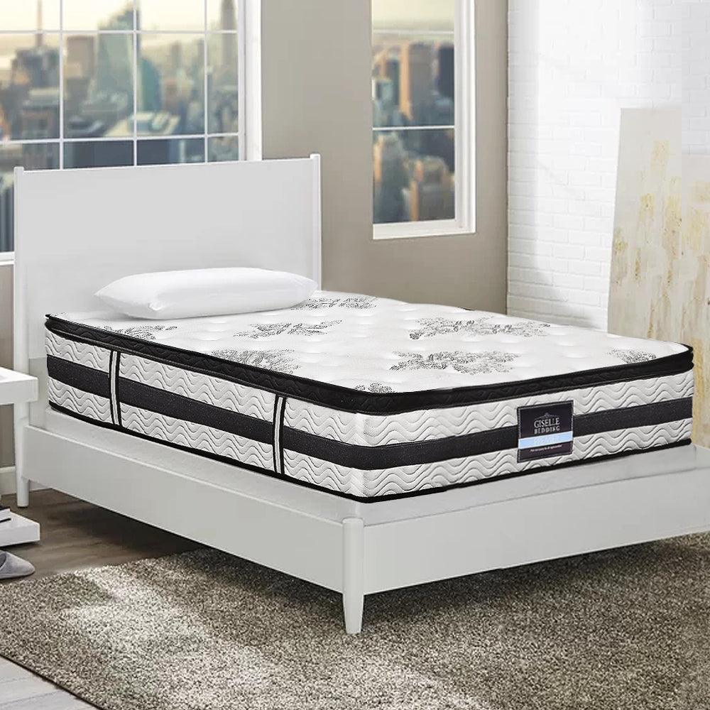 Giselle Bedding Algarve Euro Top Pocket Spring Mattress 34cm Thick - Single - John Cootes