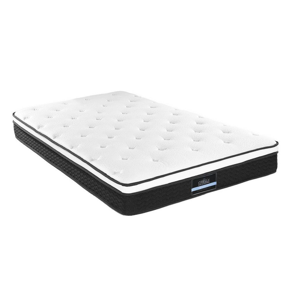 Giselle Bedding Bonita Euro Top Bonnell Spring Mattress 21cm Thick - King Single - John Cootes