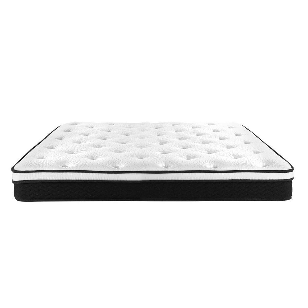 Giselle Bedding Bonita Euro Top Bonnell Spring Mattress 21cm Thick - King Single - John Cootes