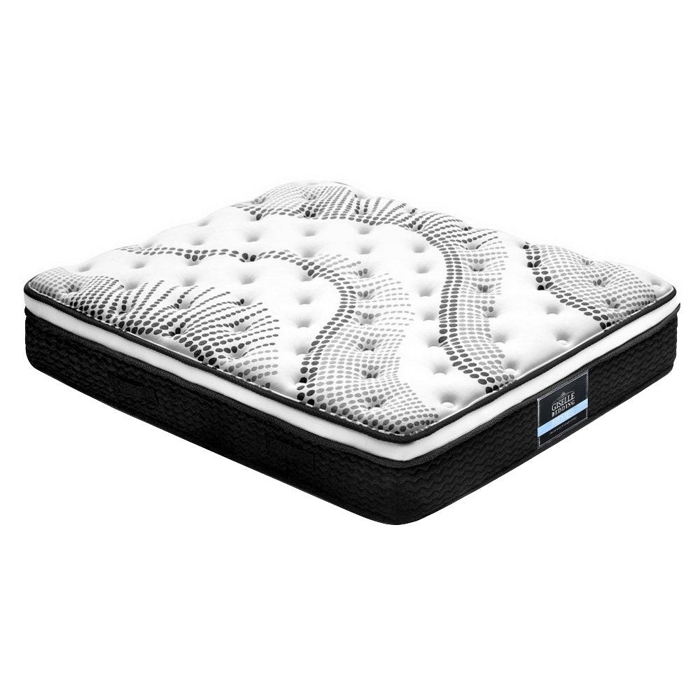 Giselle Bedding Como Euro Top Pocket Spring Mattress 32cm Thick - Double - John Cootes