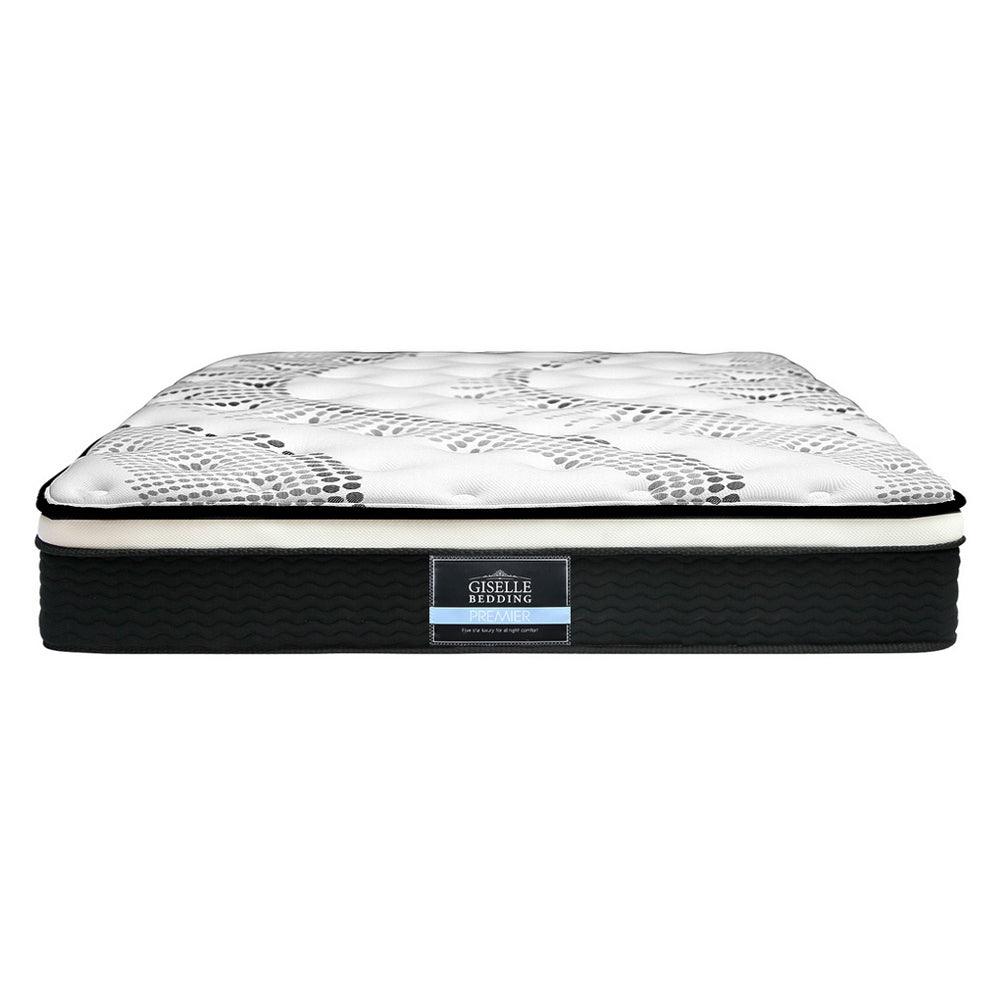 Giselle Bedding Como Euro Top Pocket Spring Mattress 32cm Thick - Double - John Cootes