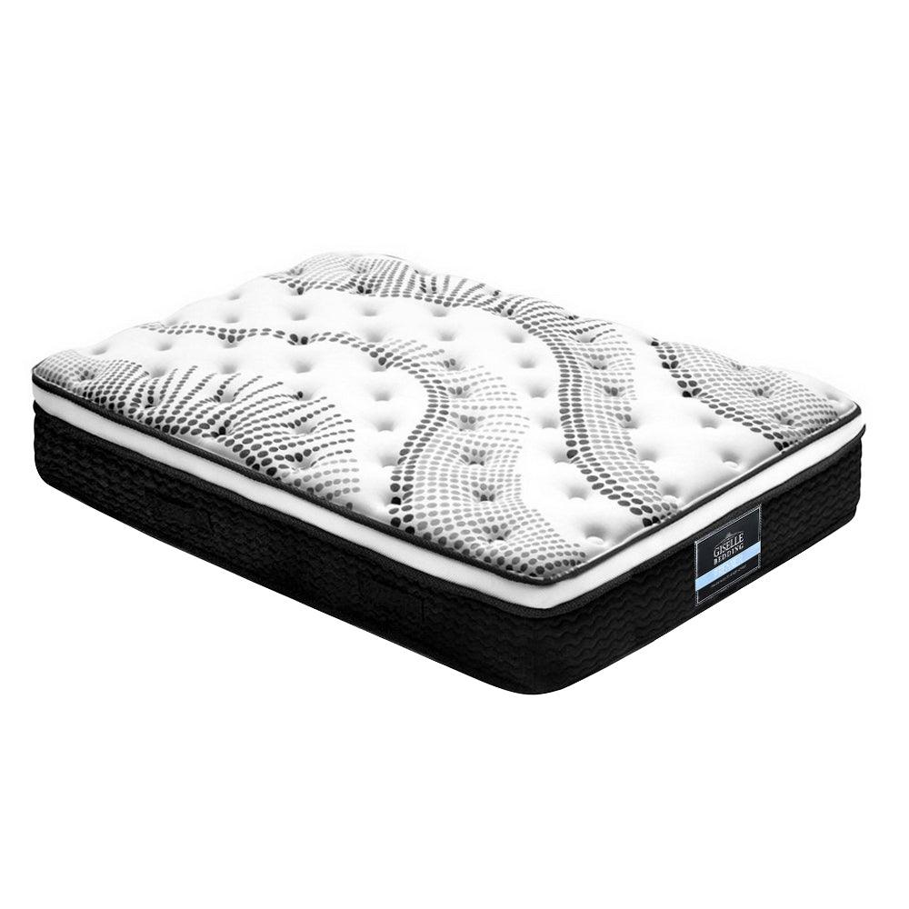 Giselle Bedding Como Euro Top Pocket Spring Mattress 32cm Thick - King Single - John Cootes