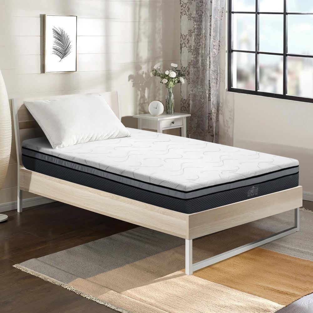 Giselle Bedding Cool Gel Memory Foam Mattress King Single Size - John Cootes