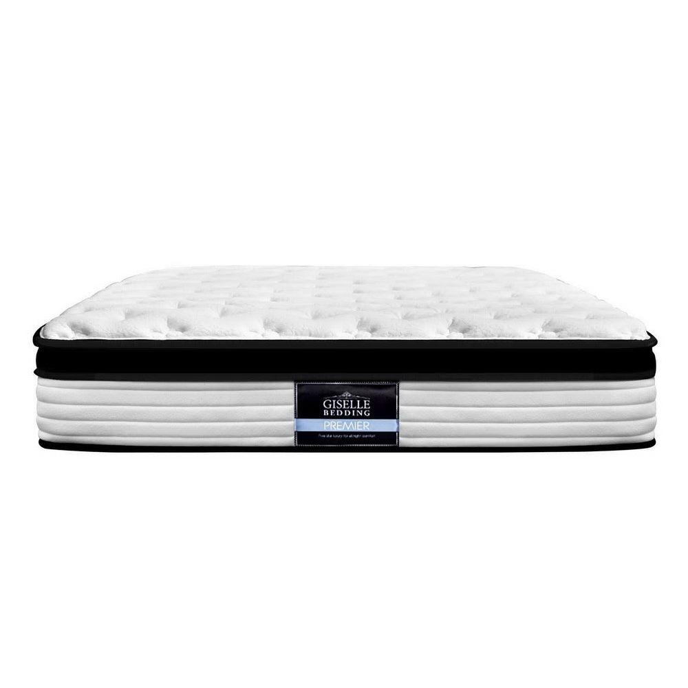 Giselle Bedding Devon Euro Top Pocket Spring Mattress 31cm Thick - Double - John Cootes