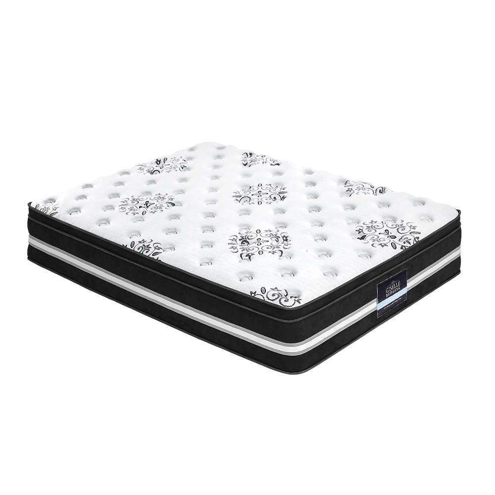 Giselle Bedding Donegal Euro Top Cool Gel Pocket Spring Mattress 34cm Thick - King - John Cootes