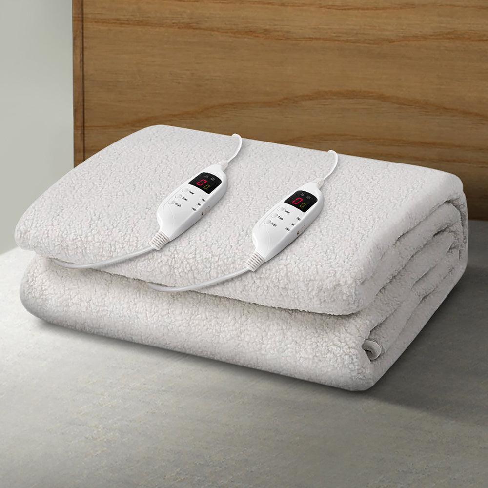 Giselle Bedding Double Size Electric Blanket Fleece - John Cootes