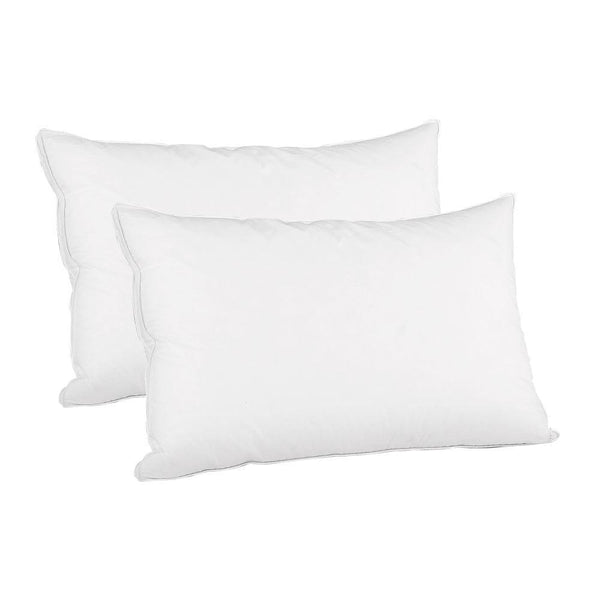 Giselle Bedding Duck Feather Down Twin Pack Pillow - John Cootes