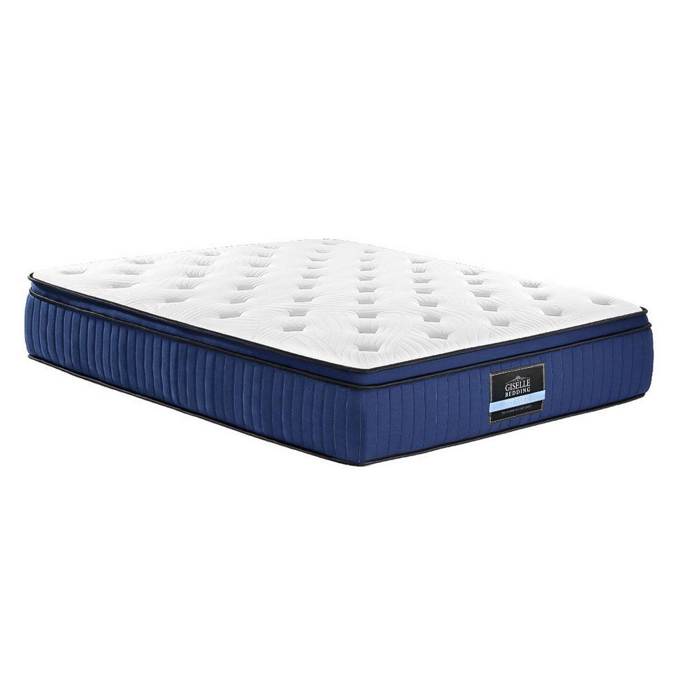 Giselle Bedding Franky Euro Top Cool Gel Pocket Spring Mattress 34cm Thick - King - John Cootes