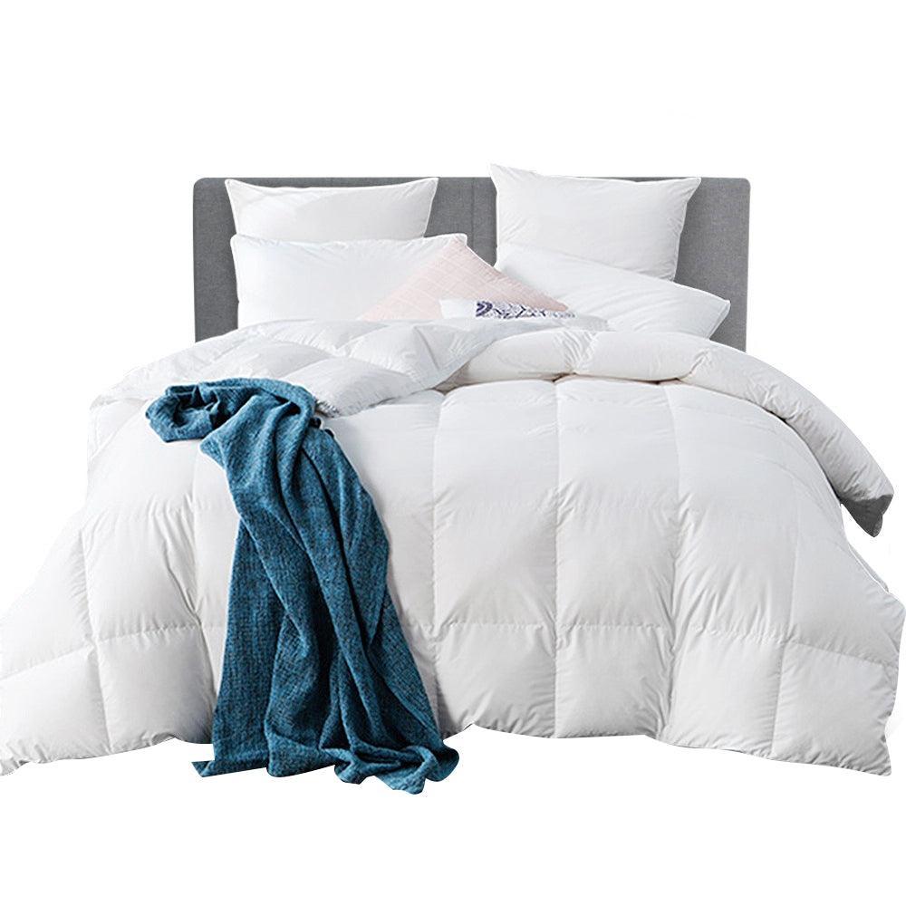 Giselle Bedding King Size 500GSM Goose Down Feather Quilt - John Cootes