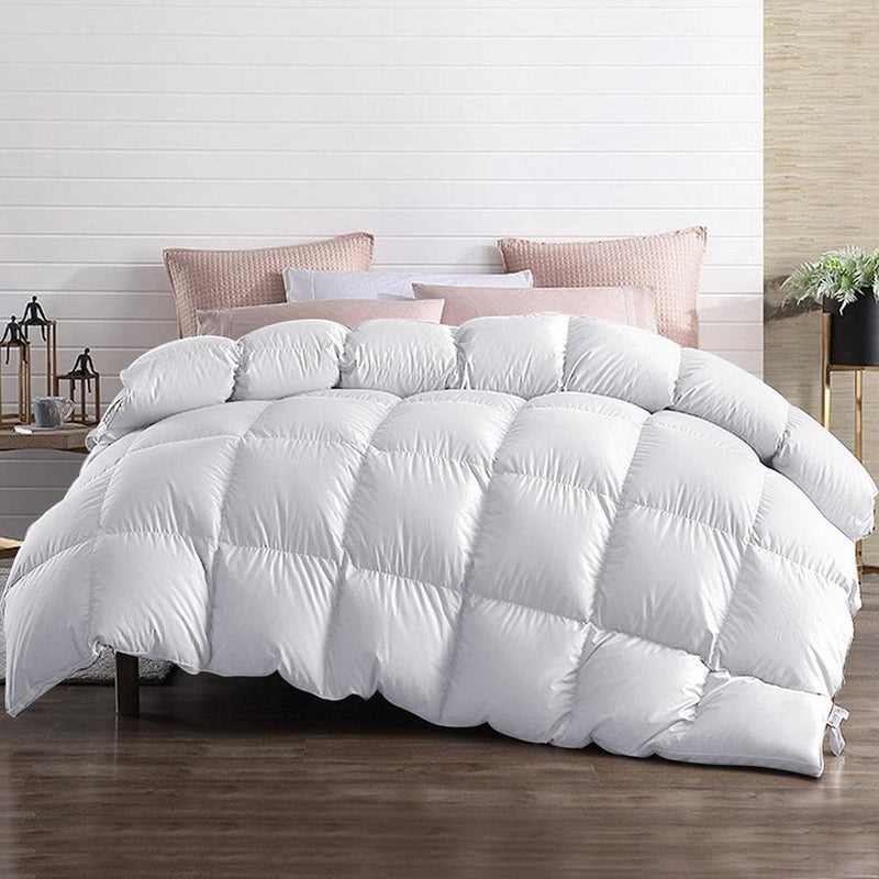 Giselle Bedding King Size 700GSM Goose Down Feather Quilt - John Cootes