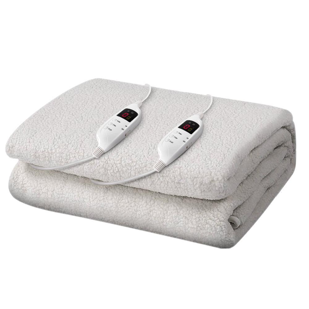 Giselle Bedding King Size Electric Blanket Fleece - John Cootes