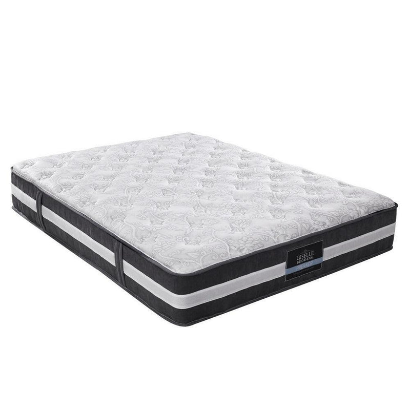 Giselle Bedding Lotus Tight Top Pocket Spring Mattress 30cm Thick - Queen - John Cootes