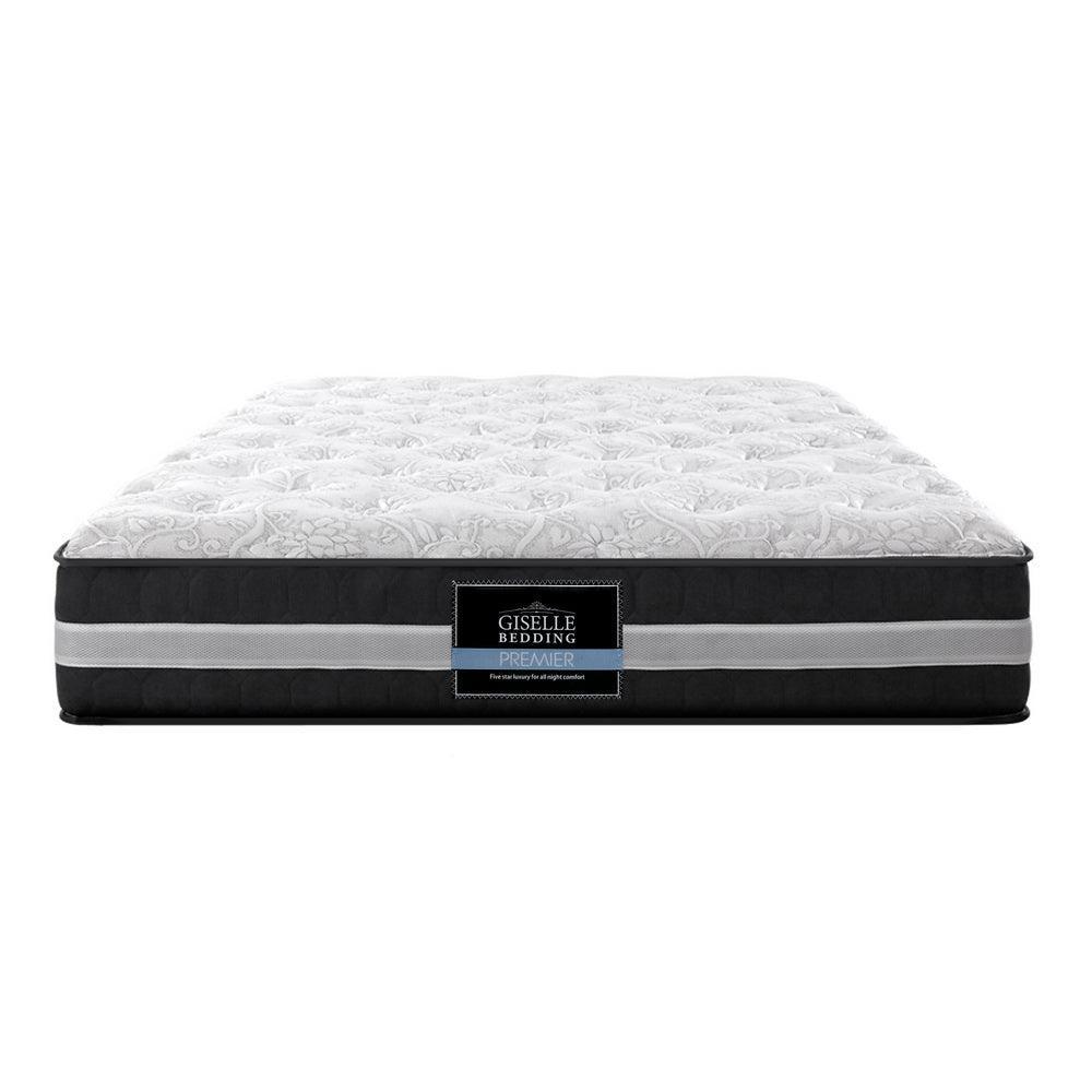 Giselle Bedding Lotus Tight Top Pocket Spring Mattress 30cm Thick - Queen - John Cootes