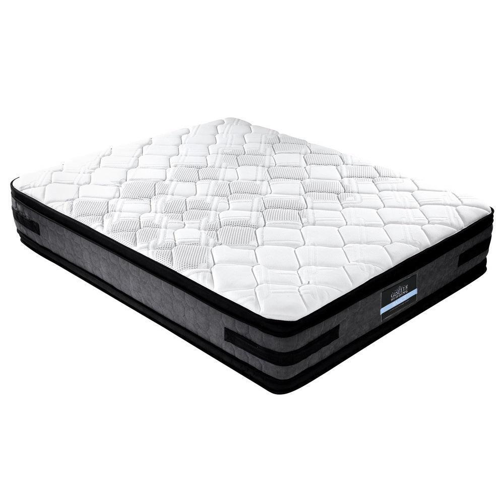 Giselle Bedding Luna Euro Top Cool Gel Pocket Spring Mattress 36cm Thick - Queen - John Cootes