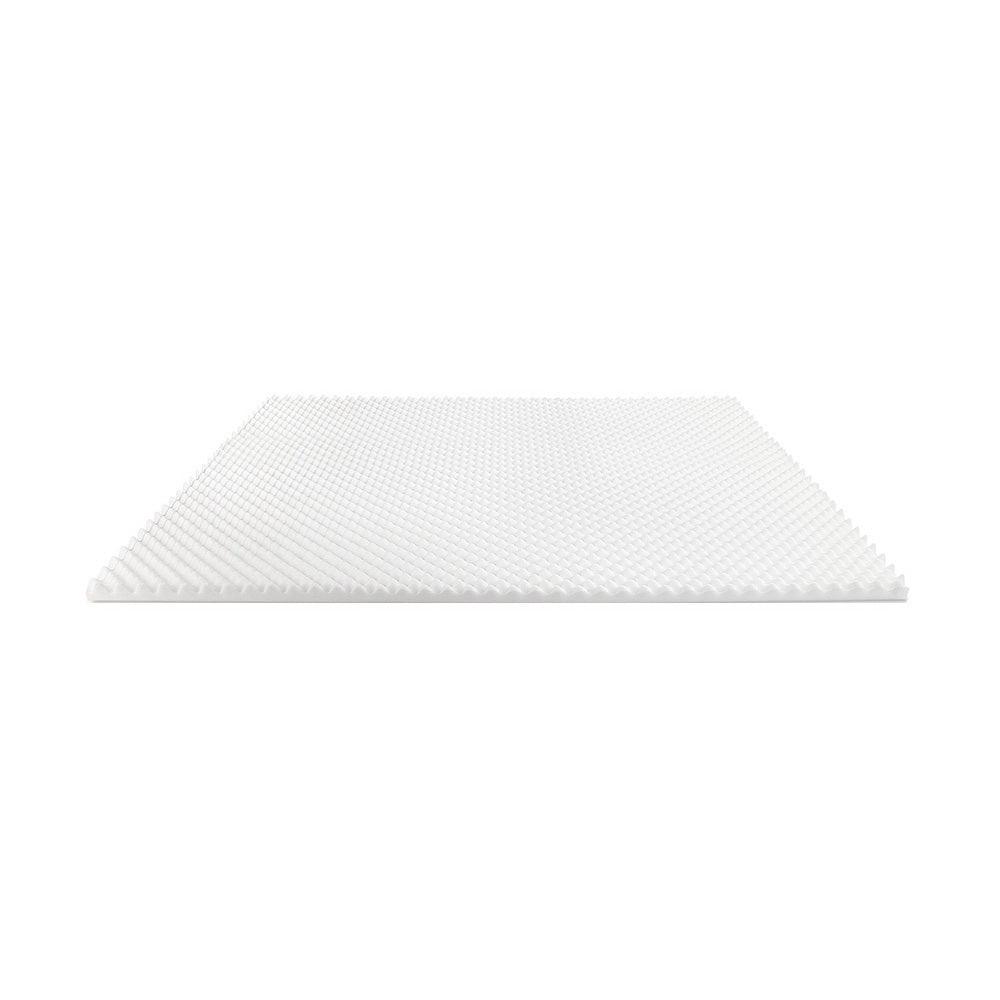 Giselle Bedding Mattress Topper Egg Crate Foam Toppers Bed Protector Underlay D - John Cootes