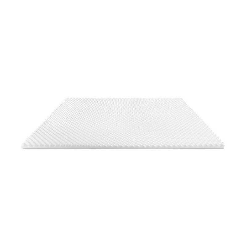 Giselle Bedding Mattress Topper Egg Crate Foam Toppers Bed Protector Underlay D - John Cootes