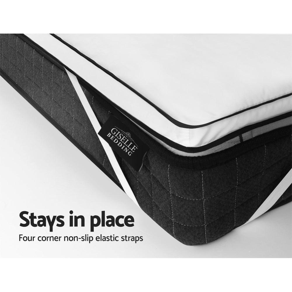 Giselle Bedding Mattress Topper Pillowtop - King Single - John Cootes