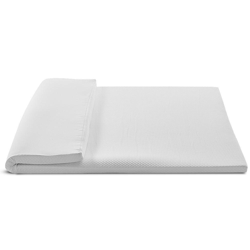 Giselle Bedding Memory Foam Mattress Topper w/Cover 8cm - Single - John Cootes