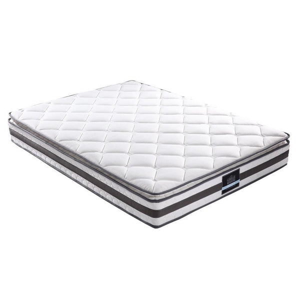 Giselle Bedding Normay Bonnell Spring Mattress 21cm Thick Double - John Cootes