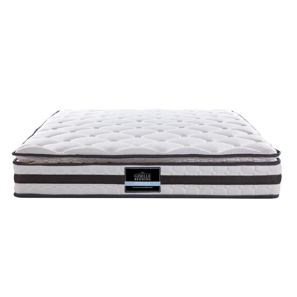 Giselle Bedding Normay Bonnell Spring Mattress 21cm Thick King - John Cootes