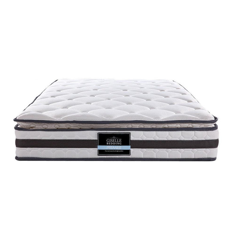 Giselle Bedding Normay Bonnell Spring Mattress 21cm Thick King Single - John Cootes