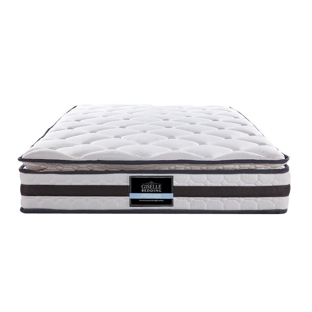 Giselle Bedding Normay Bonnell Spring Mattress 21cm Thick Single - John Cootes