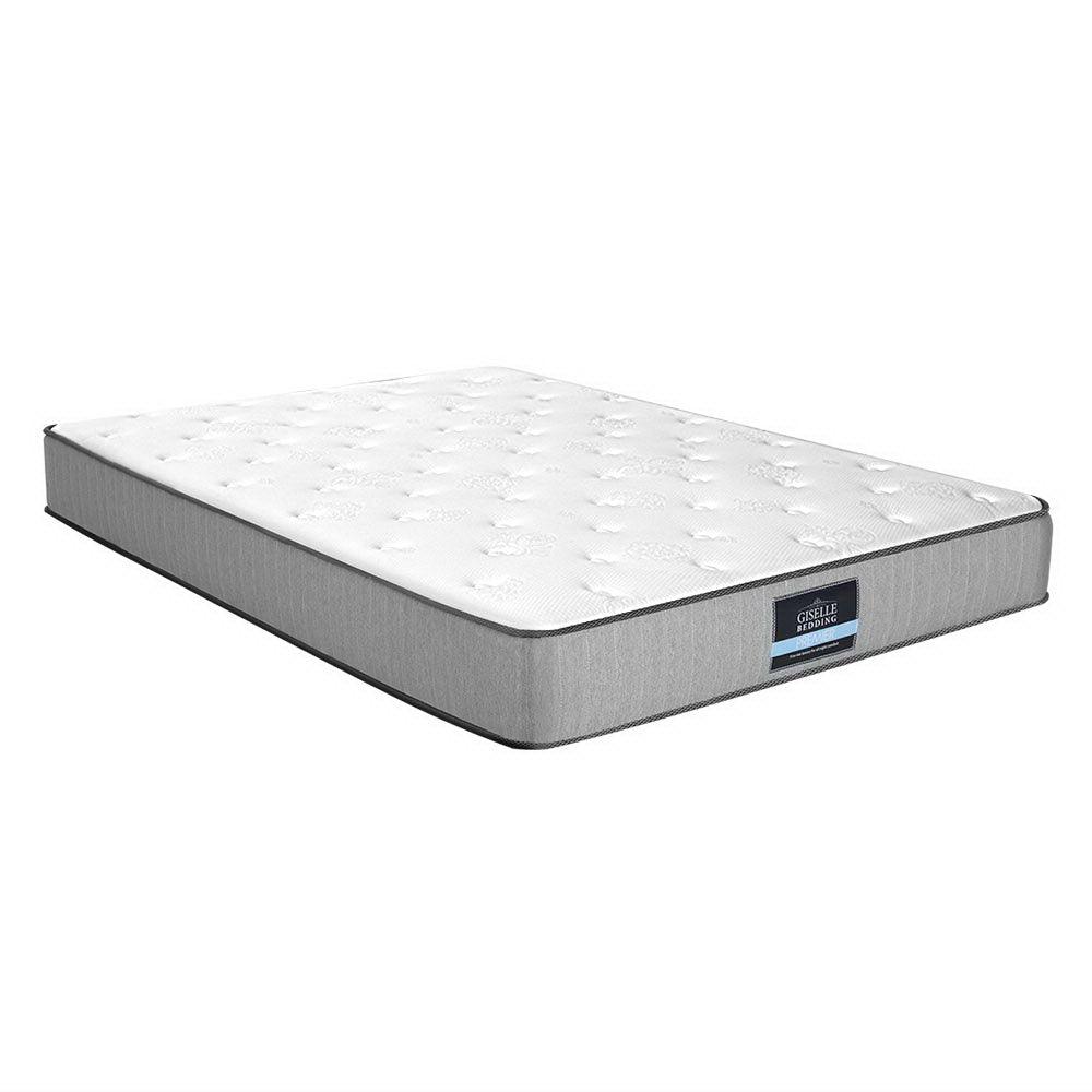 Giselle Bedding Queen Mattress Extra Firm Pocket Spring Foam Super Firm 23cm - John Cootes