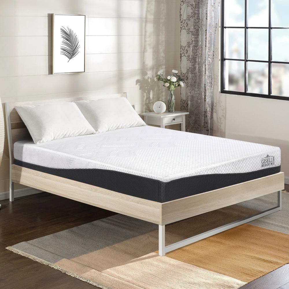 Giselle Bedding Queen Size Memory Foam Mattress Cool Gel without Spring - John Cootes