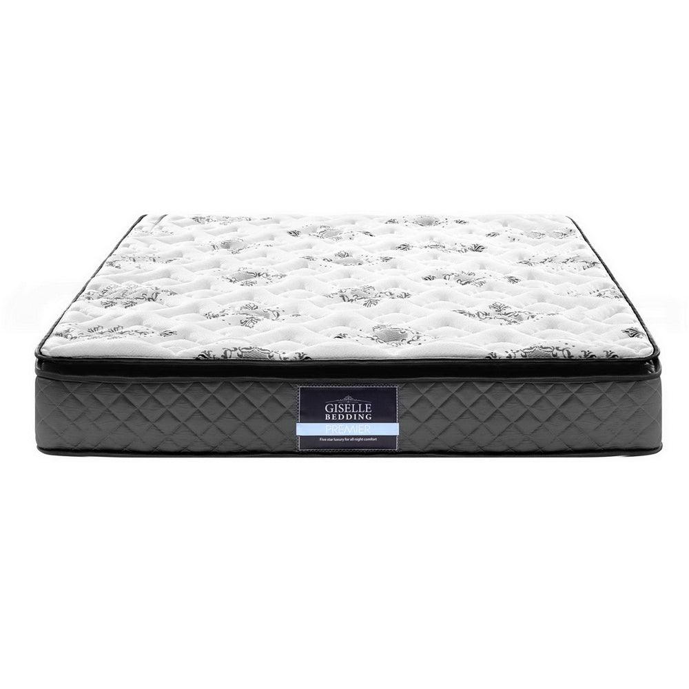 Giselle Bedding Rocco Bonnell Spring Mattress 24cm Thick King - John Cootes