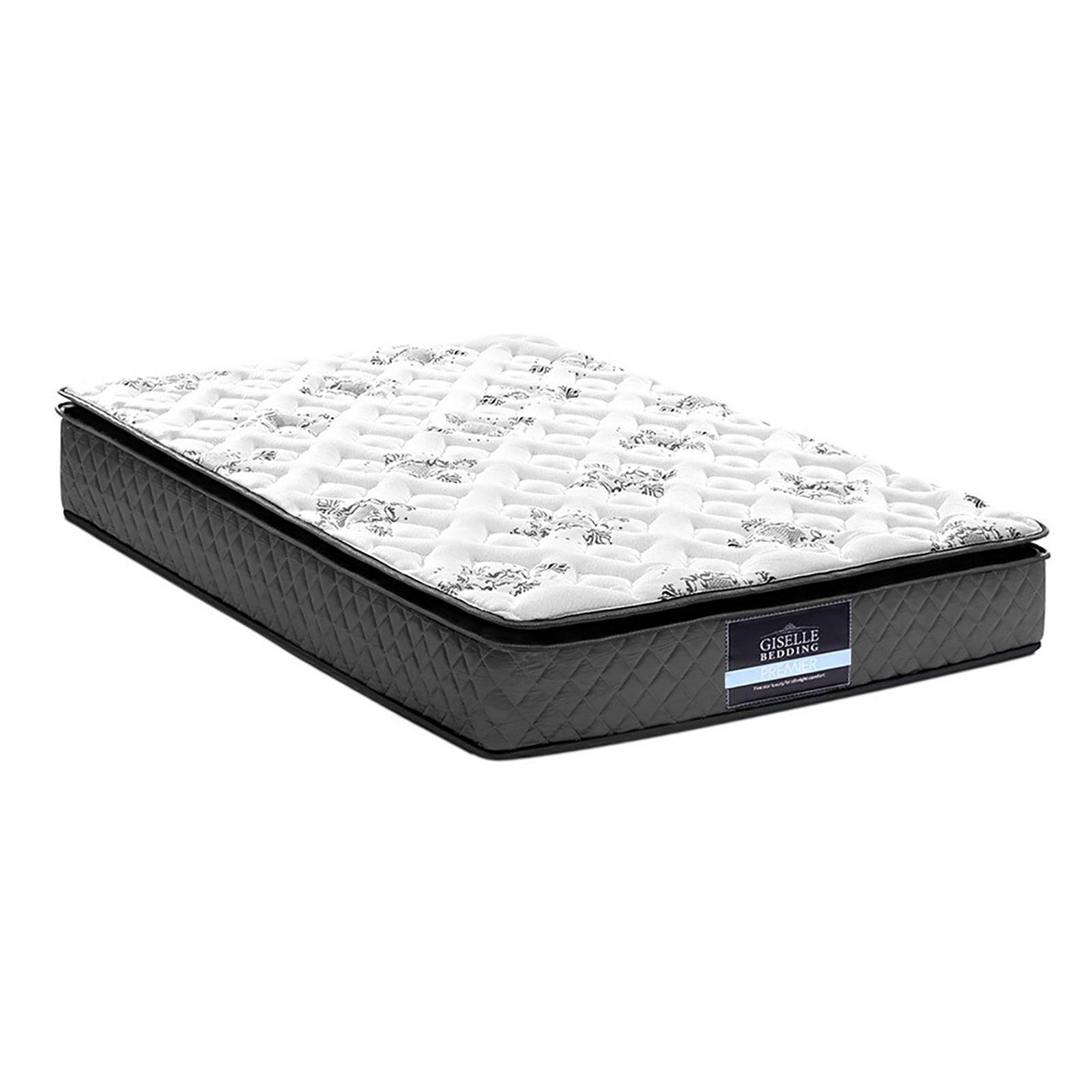 Giselle Bedding Rocco Bonnell Spring Mattress 24cm Thick King Single - John Cootes